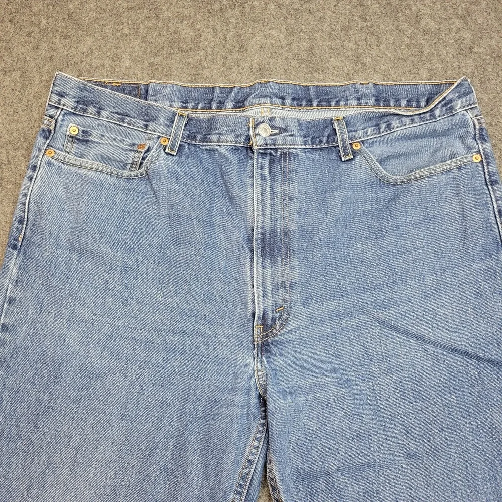 Levis 550 Jeans Mens 42x30 Blue Denim Red Tab Streetwear Dad Weekend‎ Casual